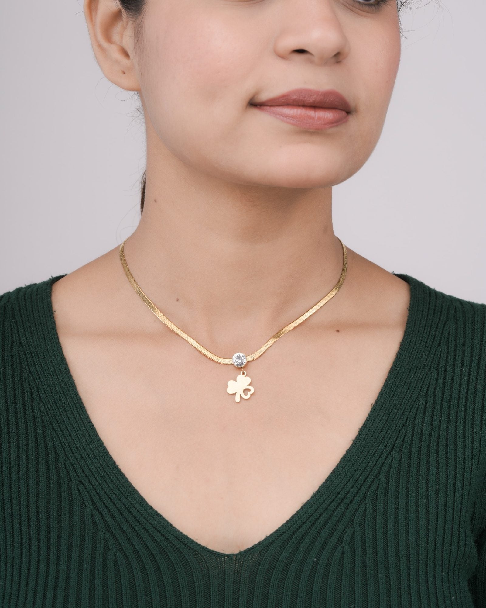 Aurelia Clover Necklace