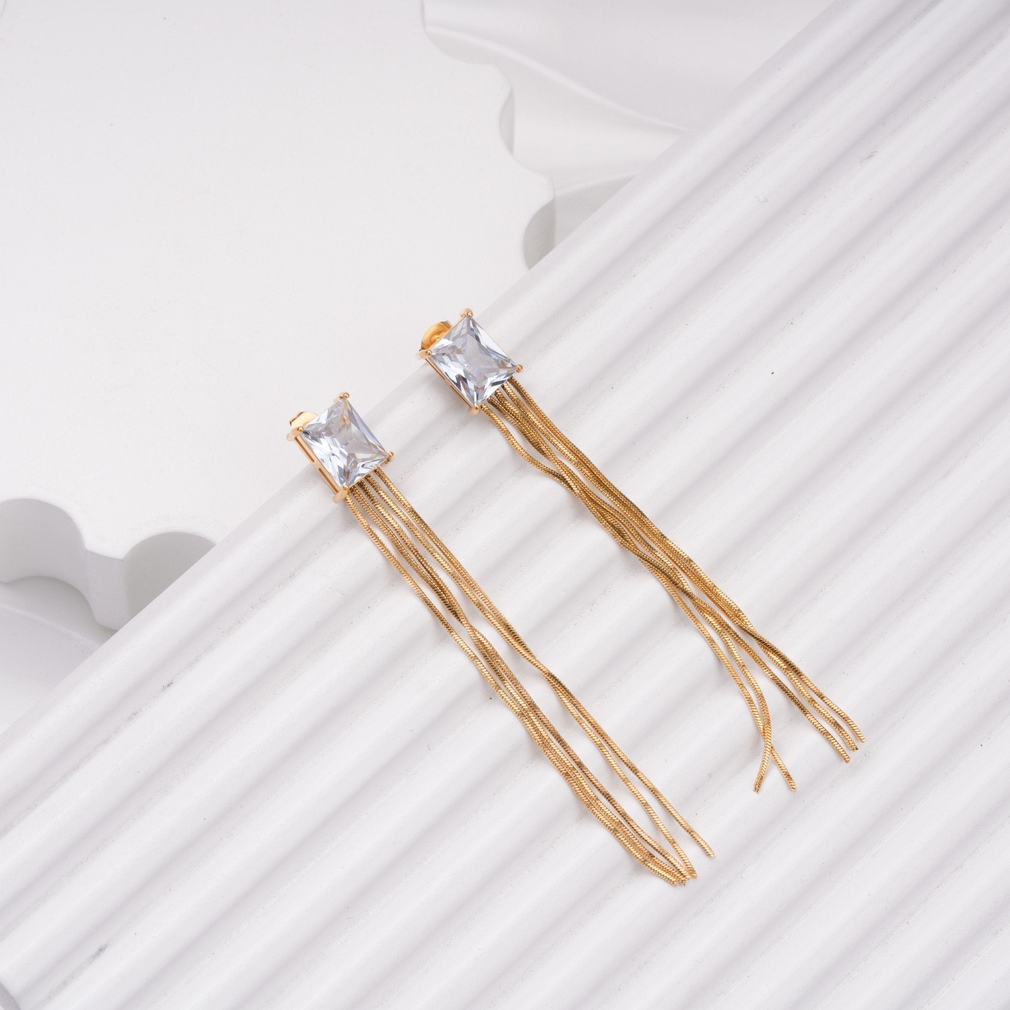 Lumière Cascade Drops Earrings