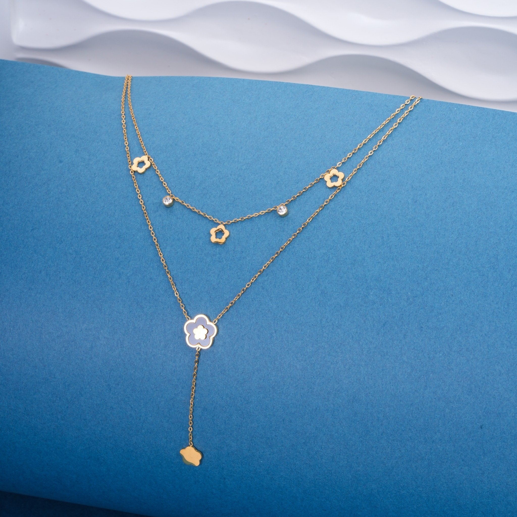 Elara Petal Chain Necklace