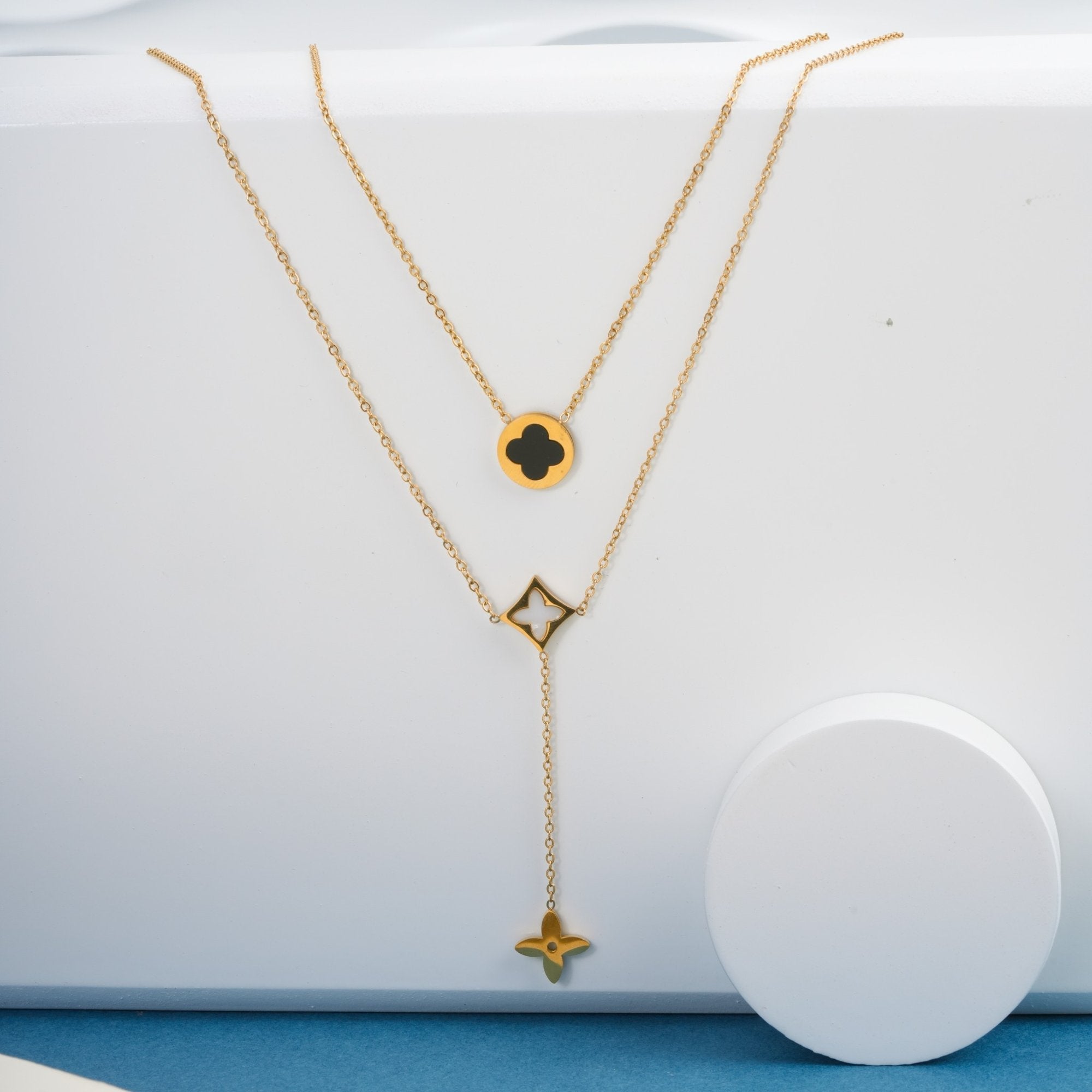 Verdelle Charm Layered Necklace