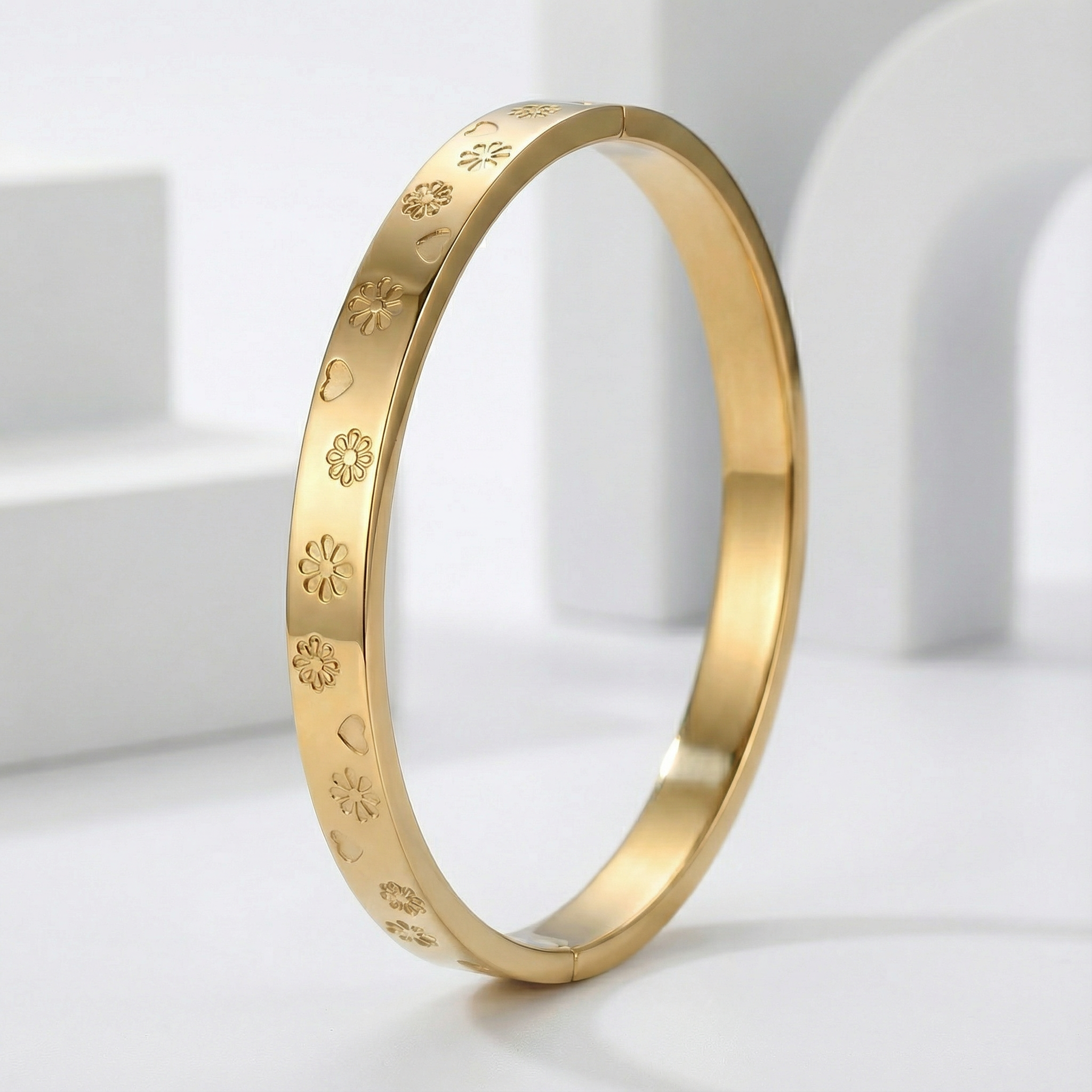 Blossom Heart Gold Bracelet