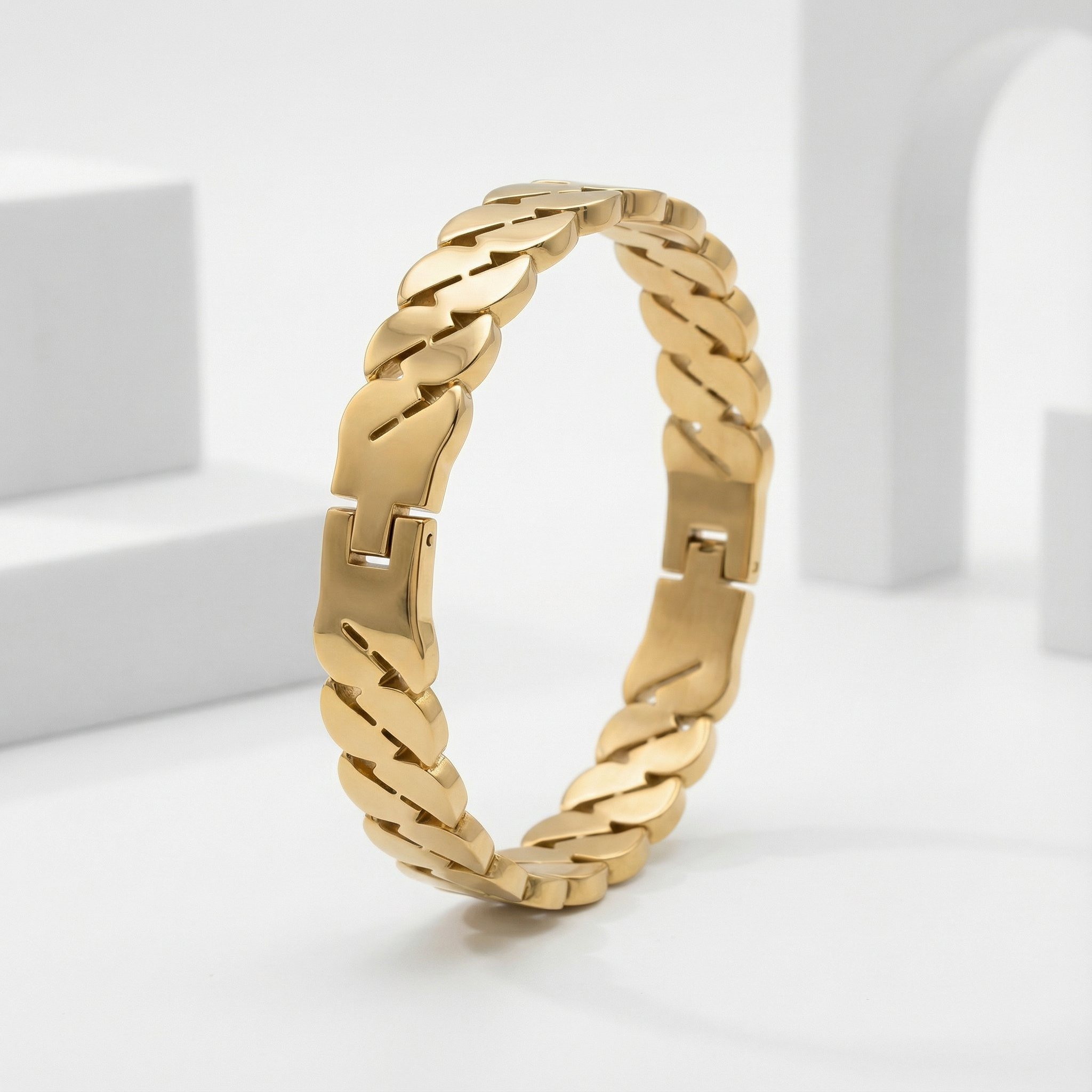Titan Crest Chain Bracelet