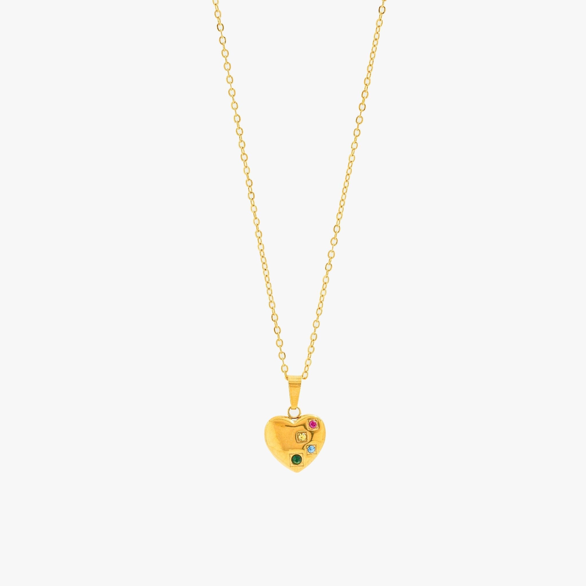 Amora Gemheart  Necklace