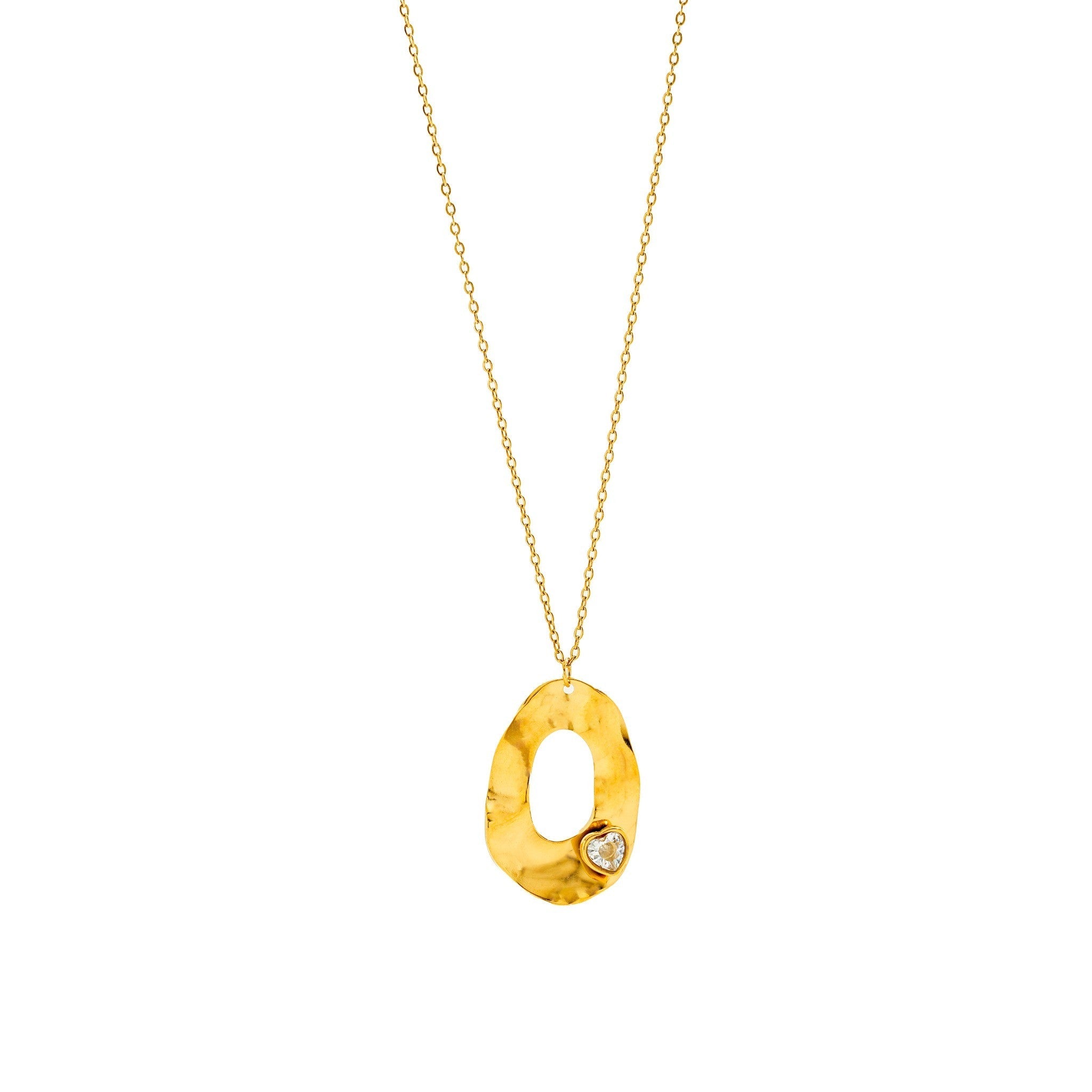 Aurelia Oval Spark  Necklace