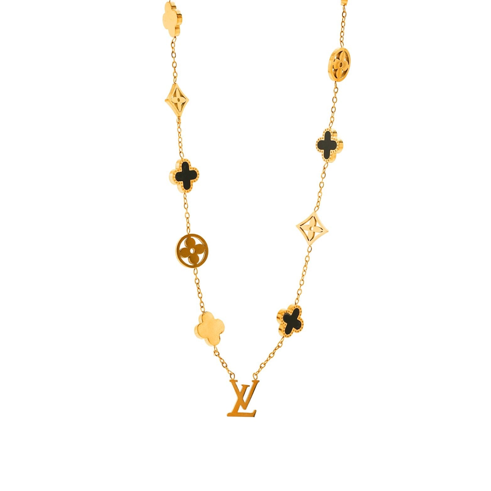 Golden Icon Charm Necklace