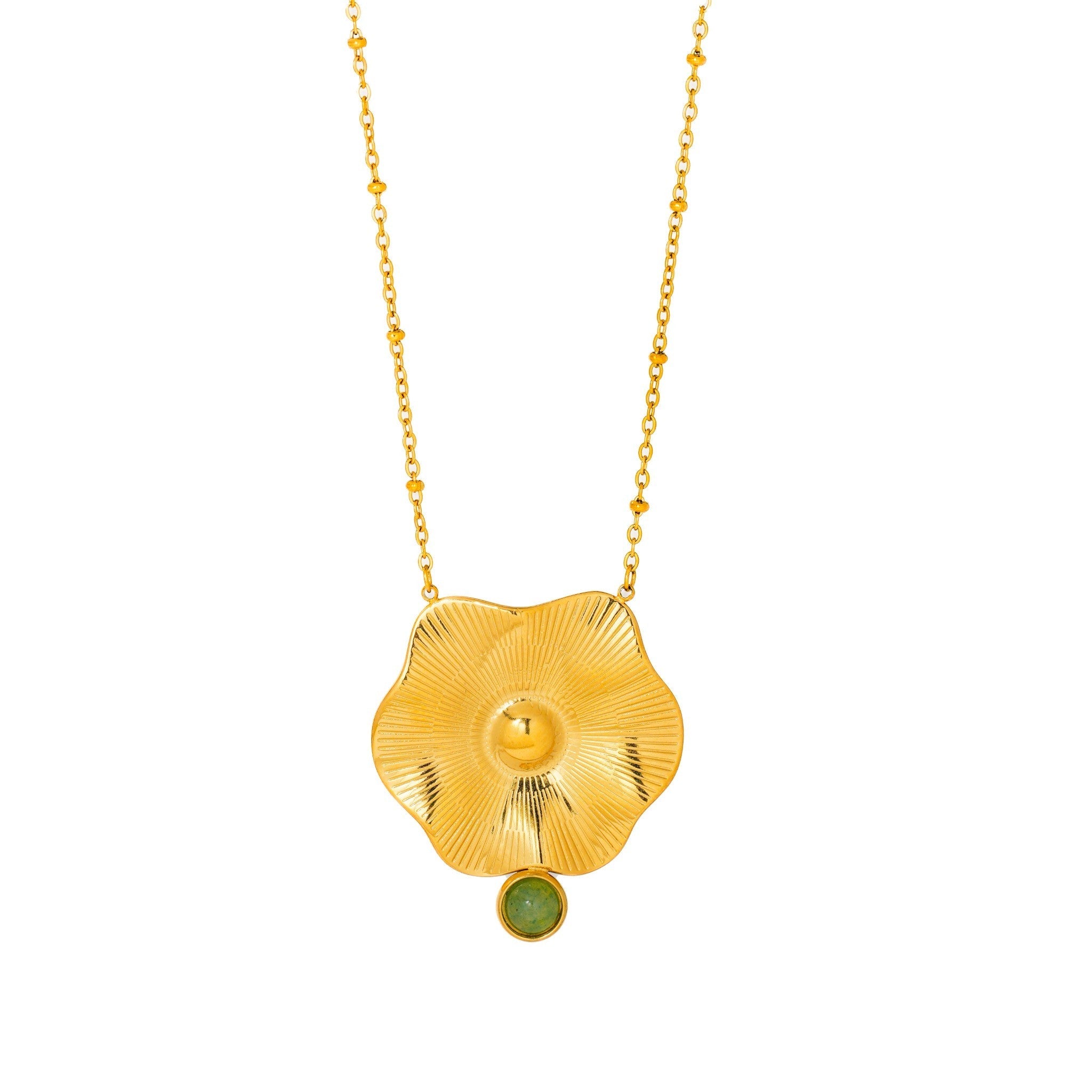 Verdant Solara BloomNecklace