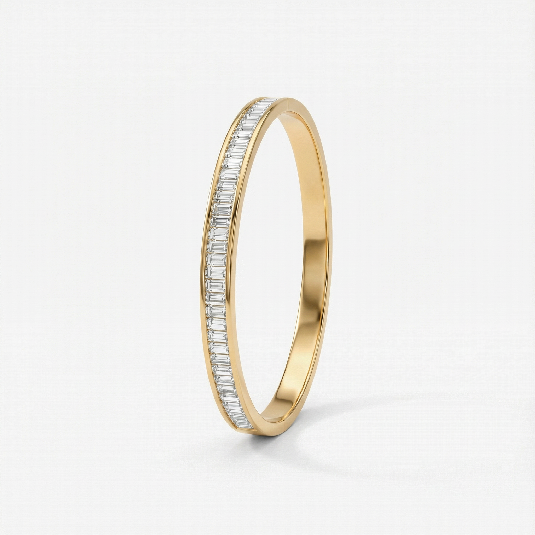 Crystal Line Gold Bracelet