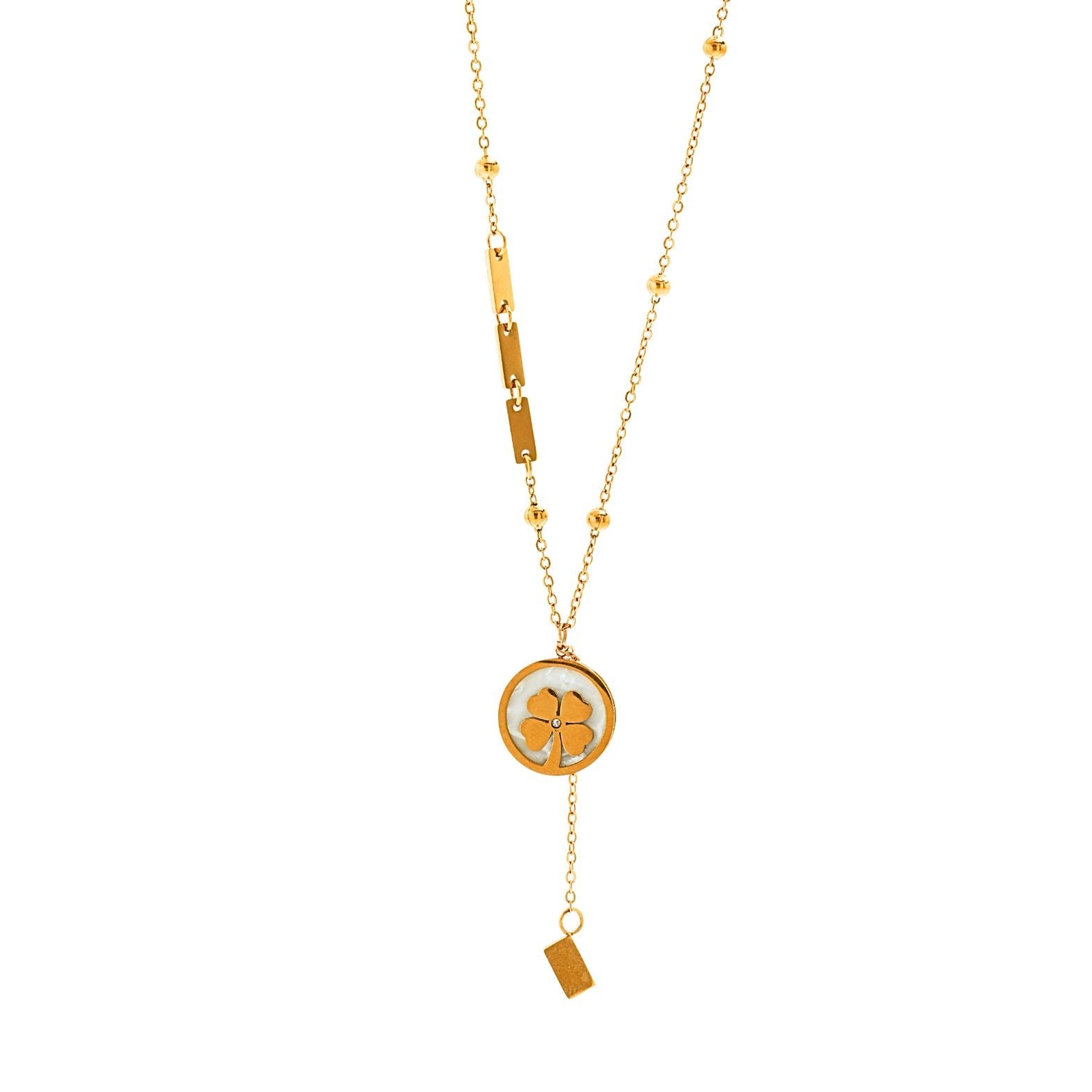 Lucky Clover Medallion Necklace