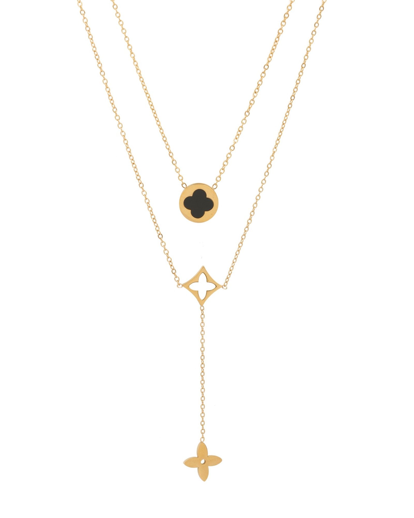 Verdelle Charm Layered Necklace