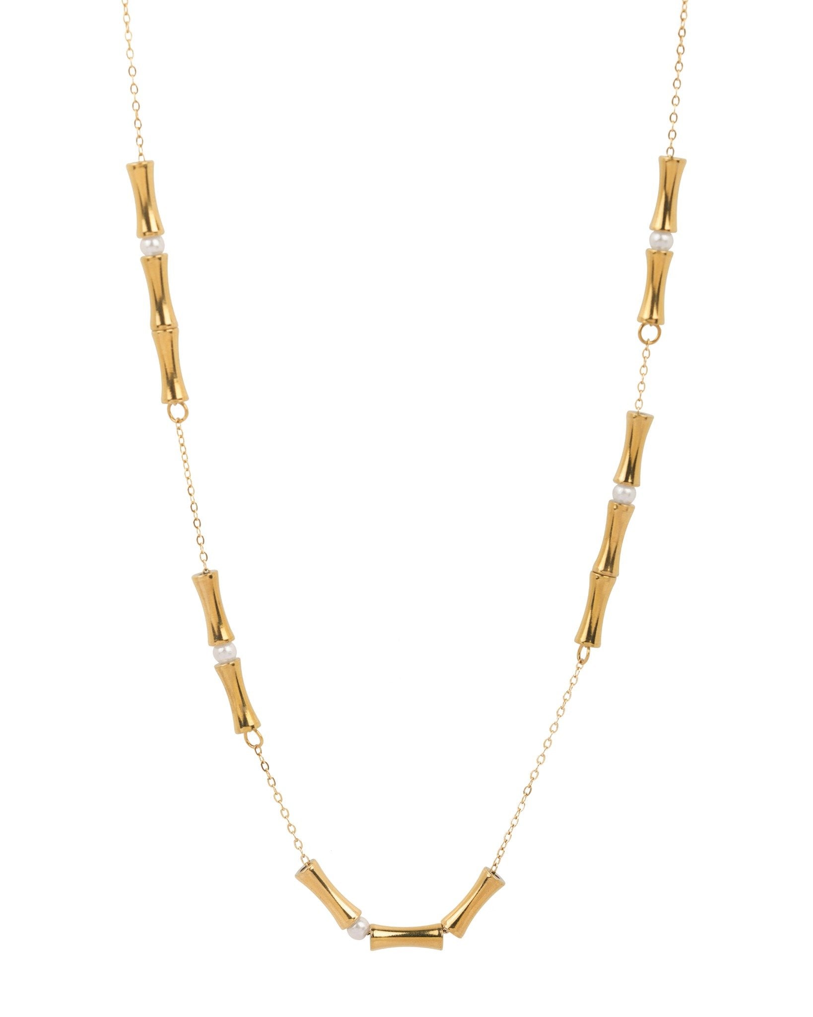 Bambelle Pearl Link Necklace