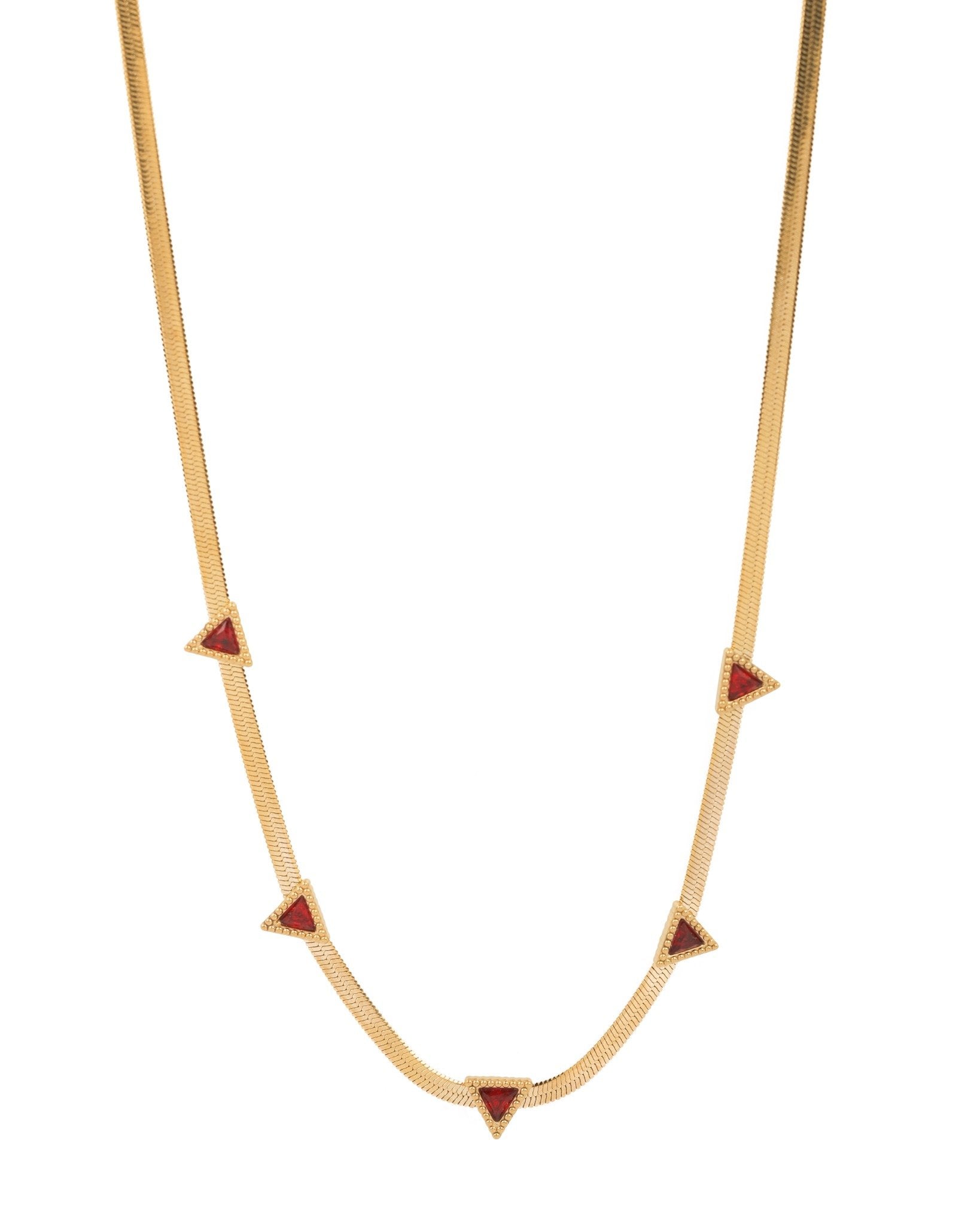 Astra Vibe Triangle Necklace