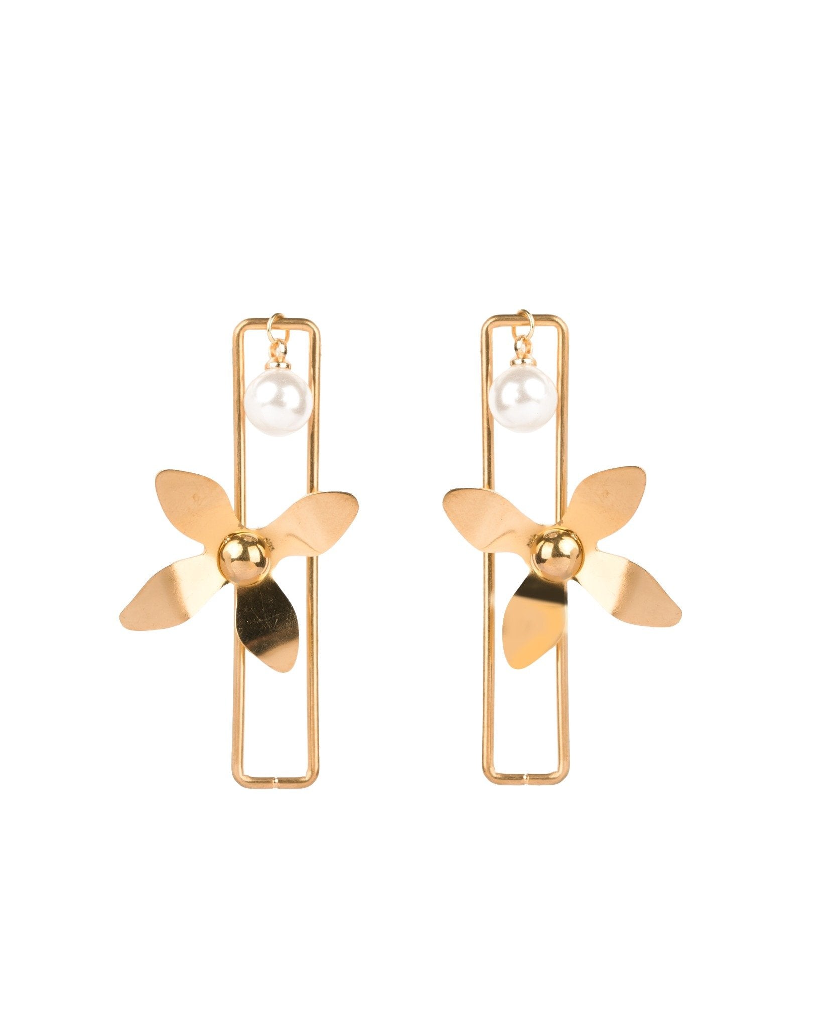 Linea Bloom Frame Earrings