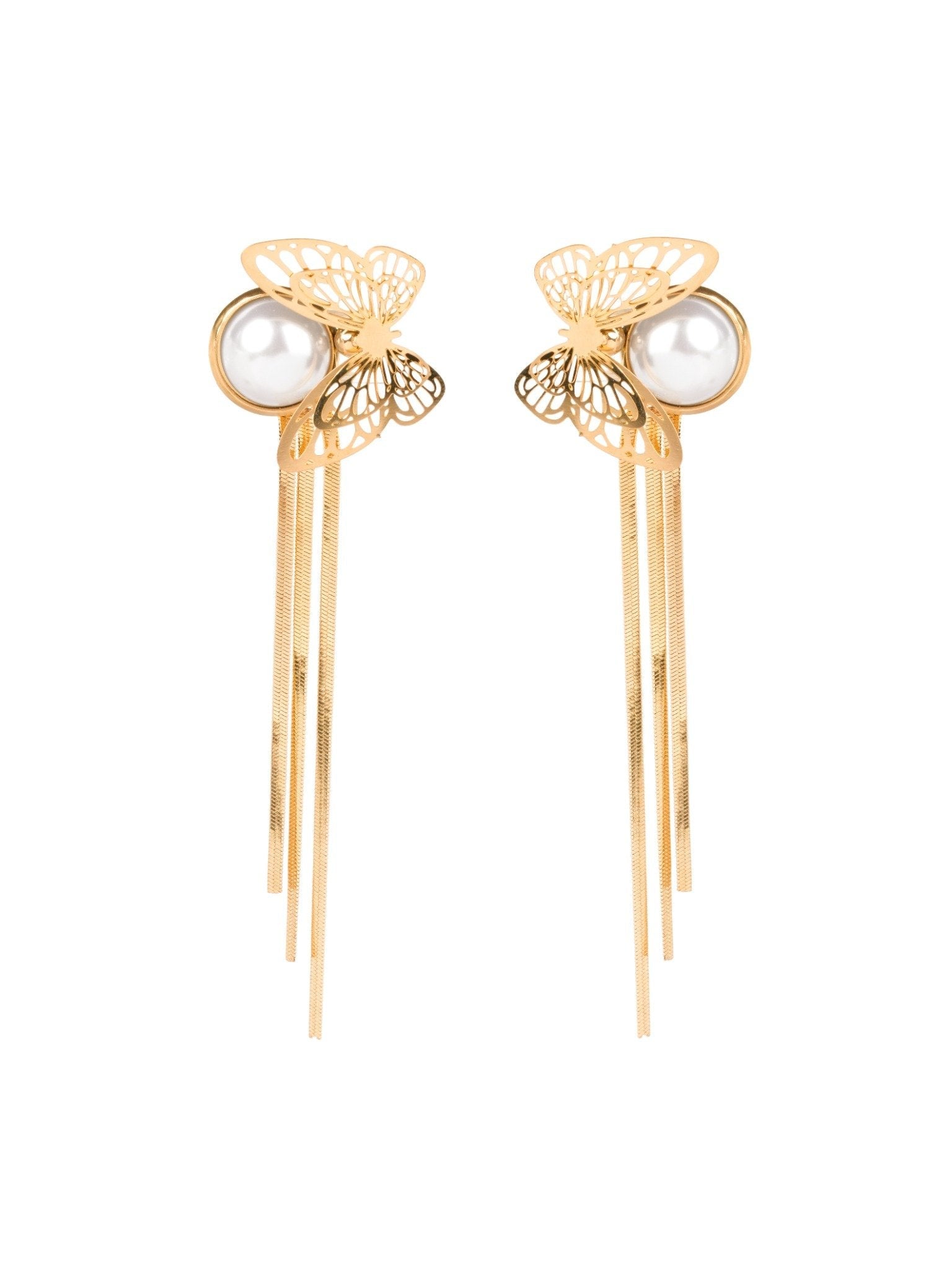 Pearl Papillon Drops Earrings