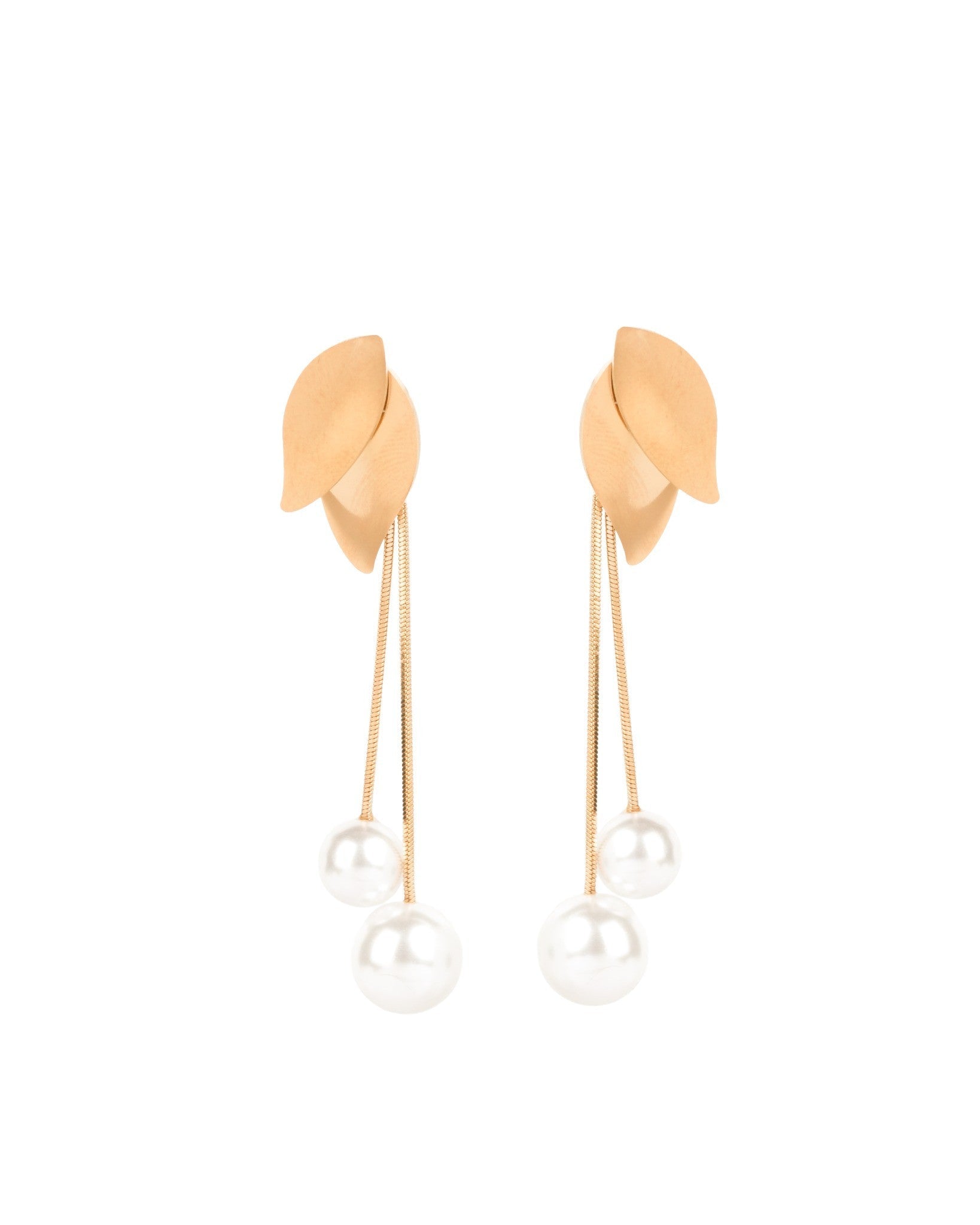 Ivory Veil Drop Earrings