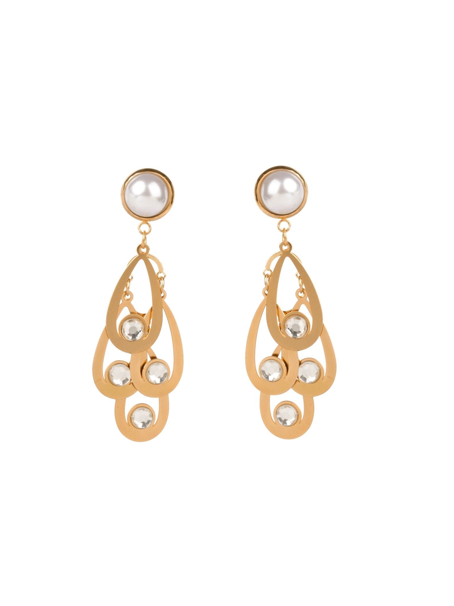 Élise Cascade Pearl Earrings