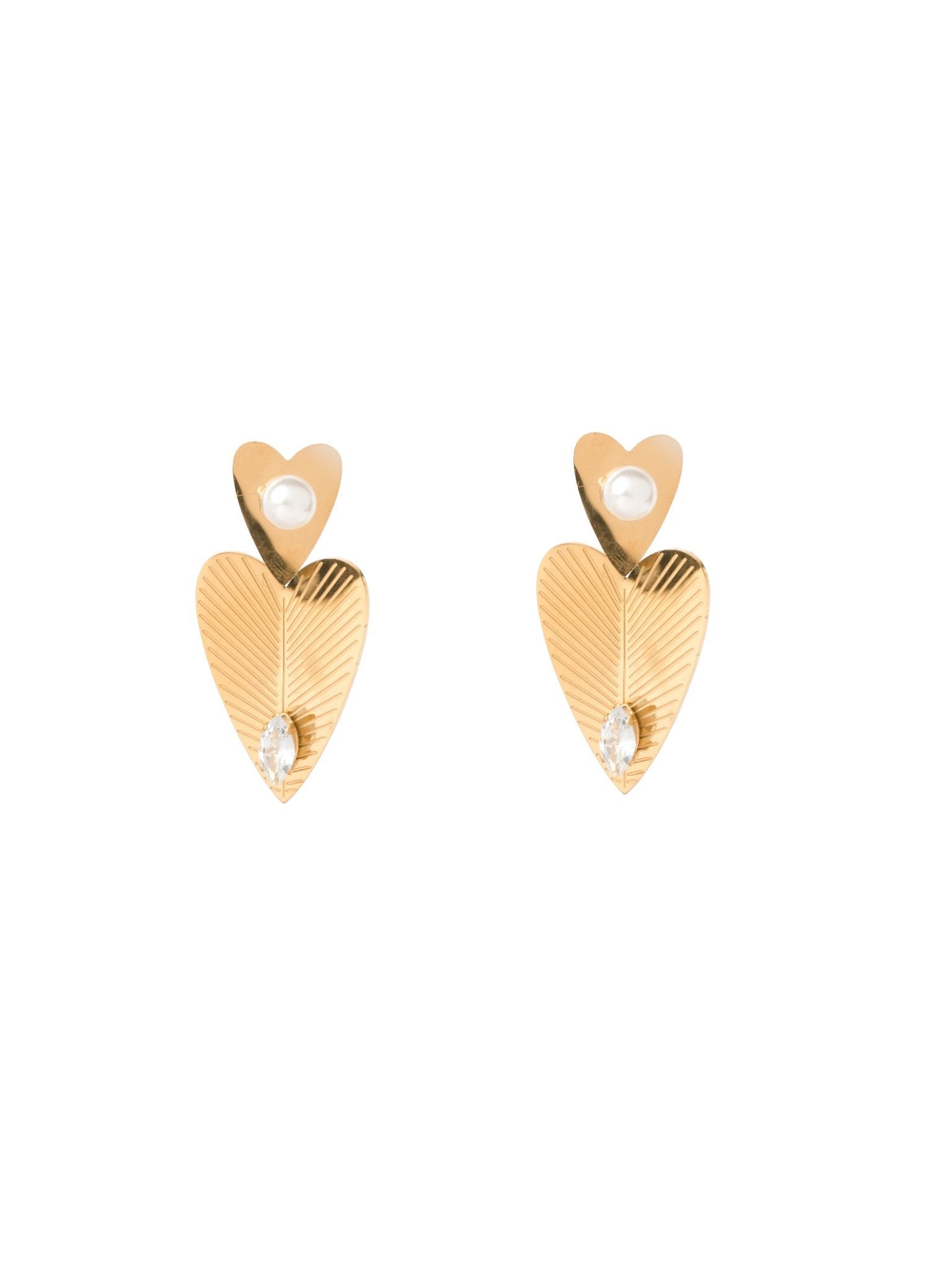 Amora Leaf Studs Earrings