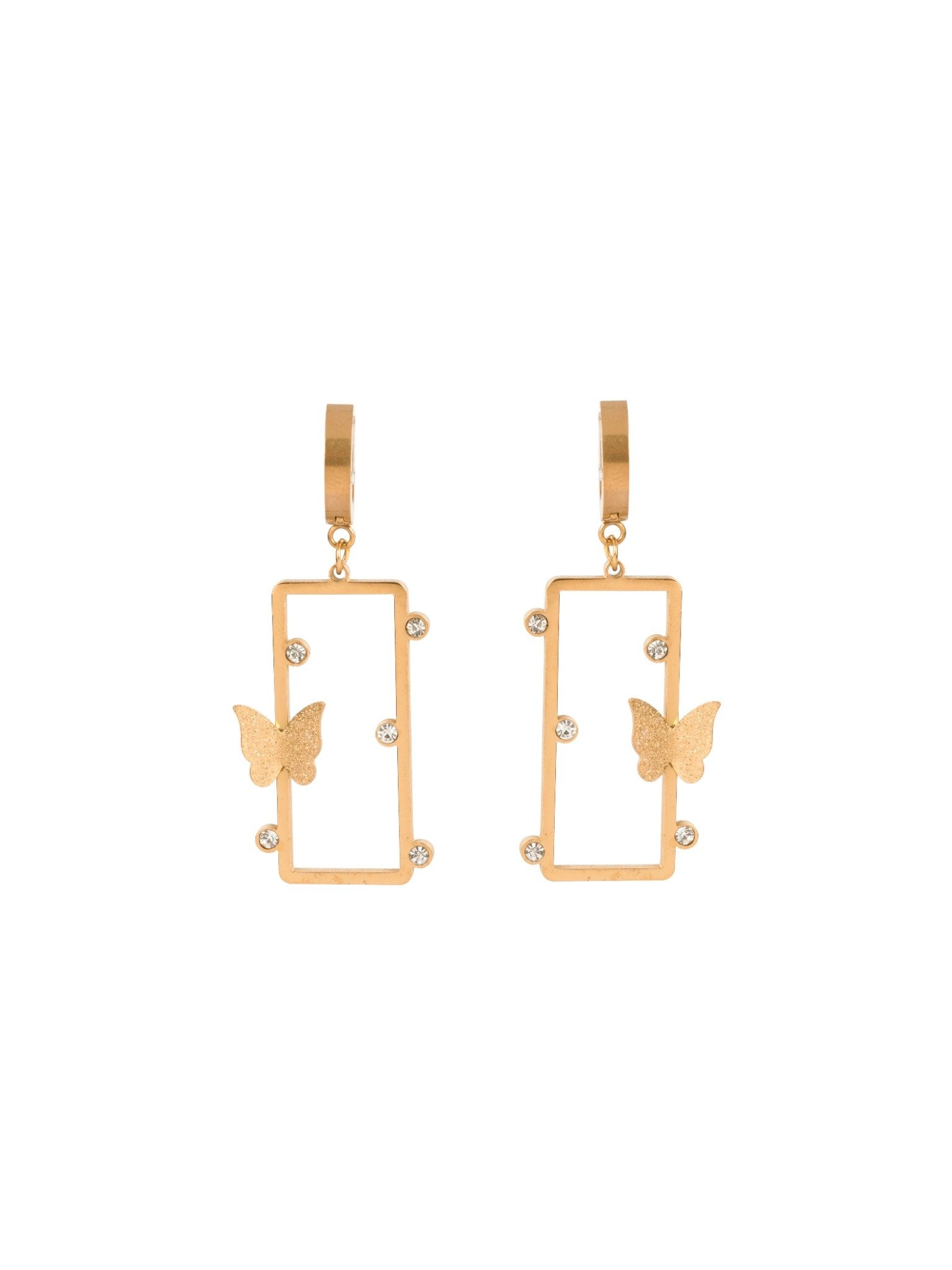 Butterfly Frame Drop Earrings