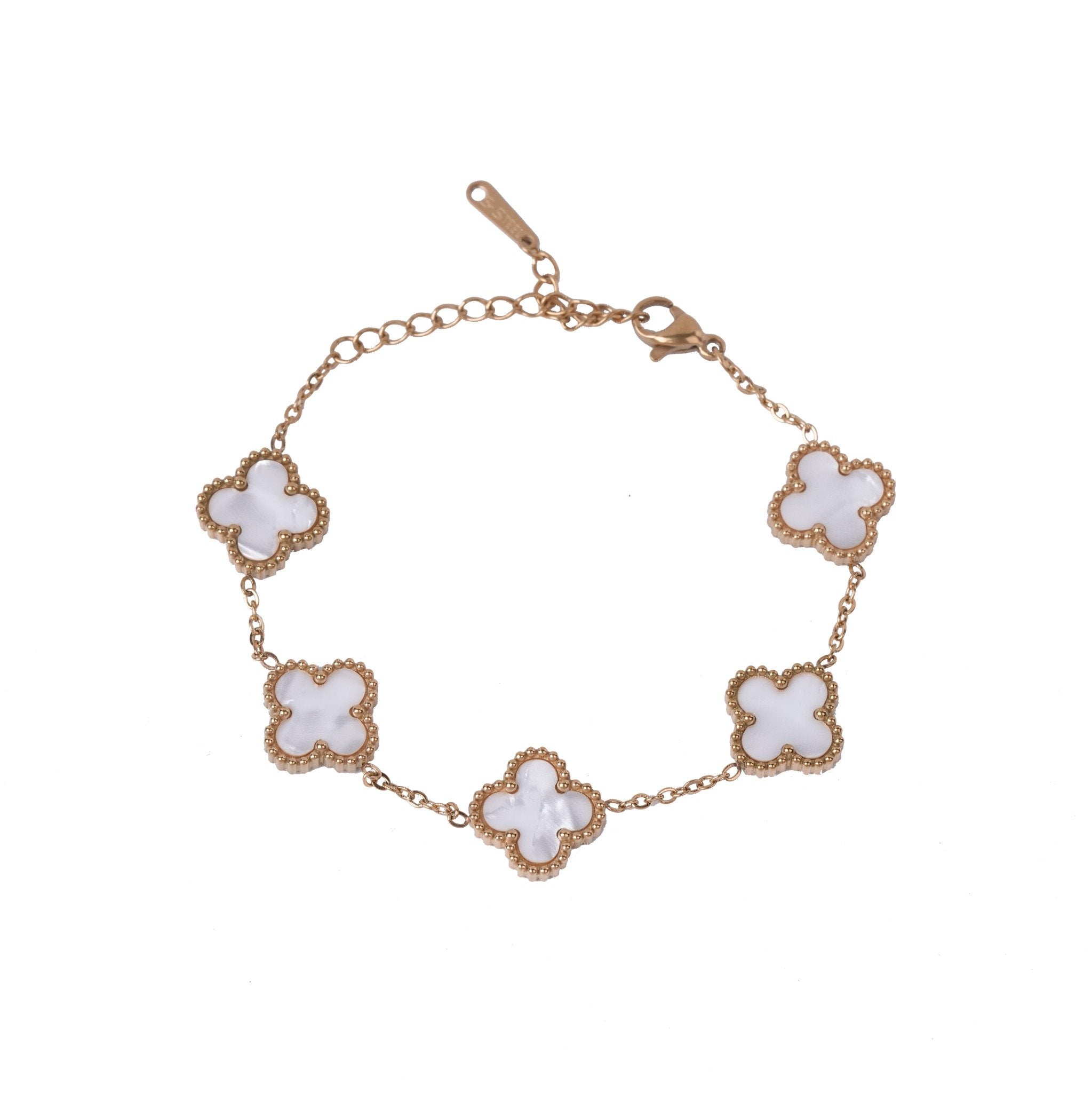 Emerald Clover  Bracelet