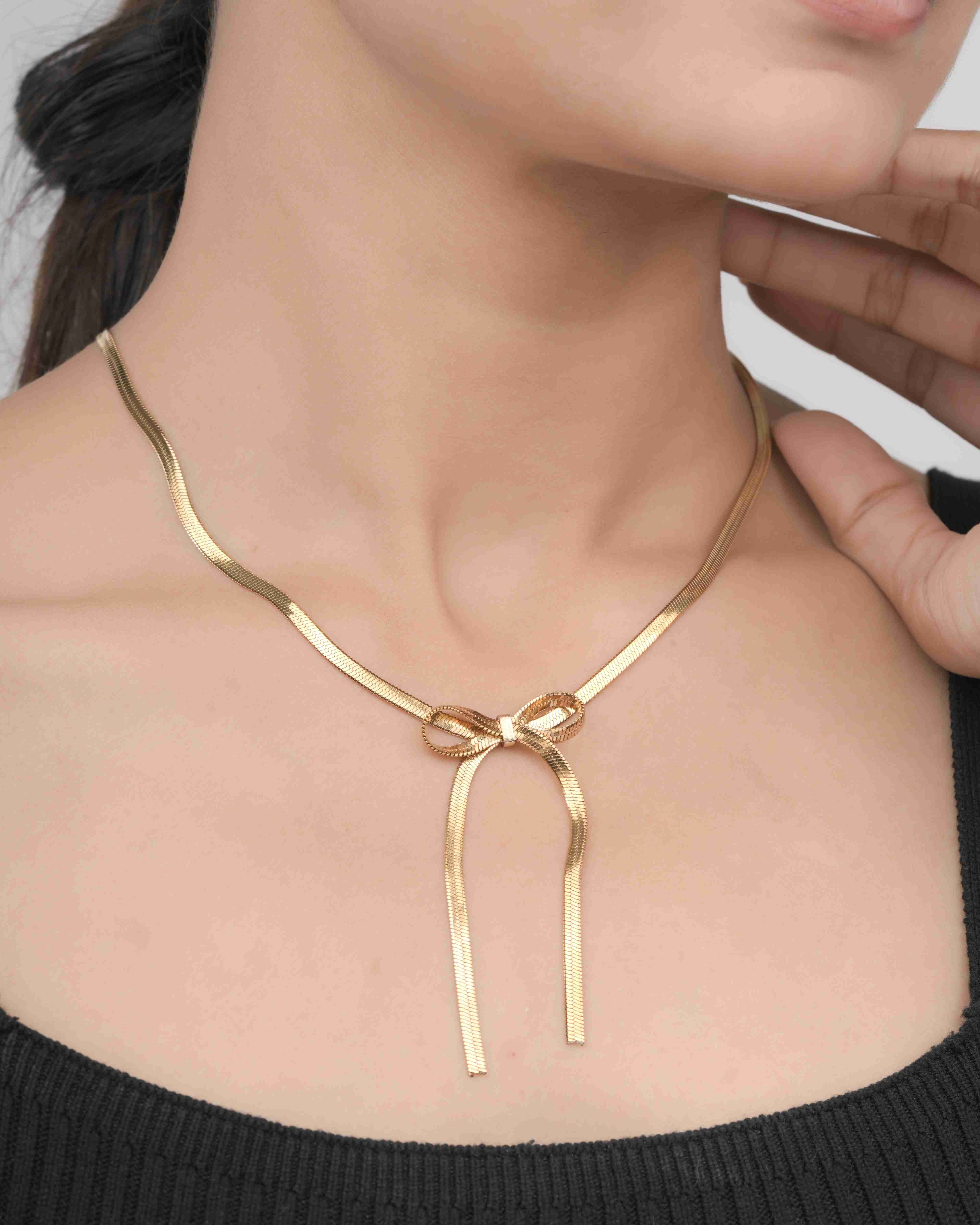 Golden Knot Necklace