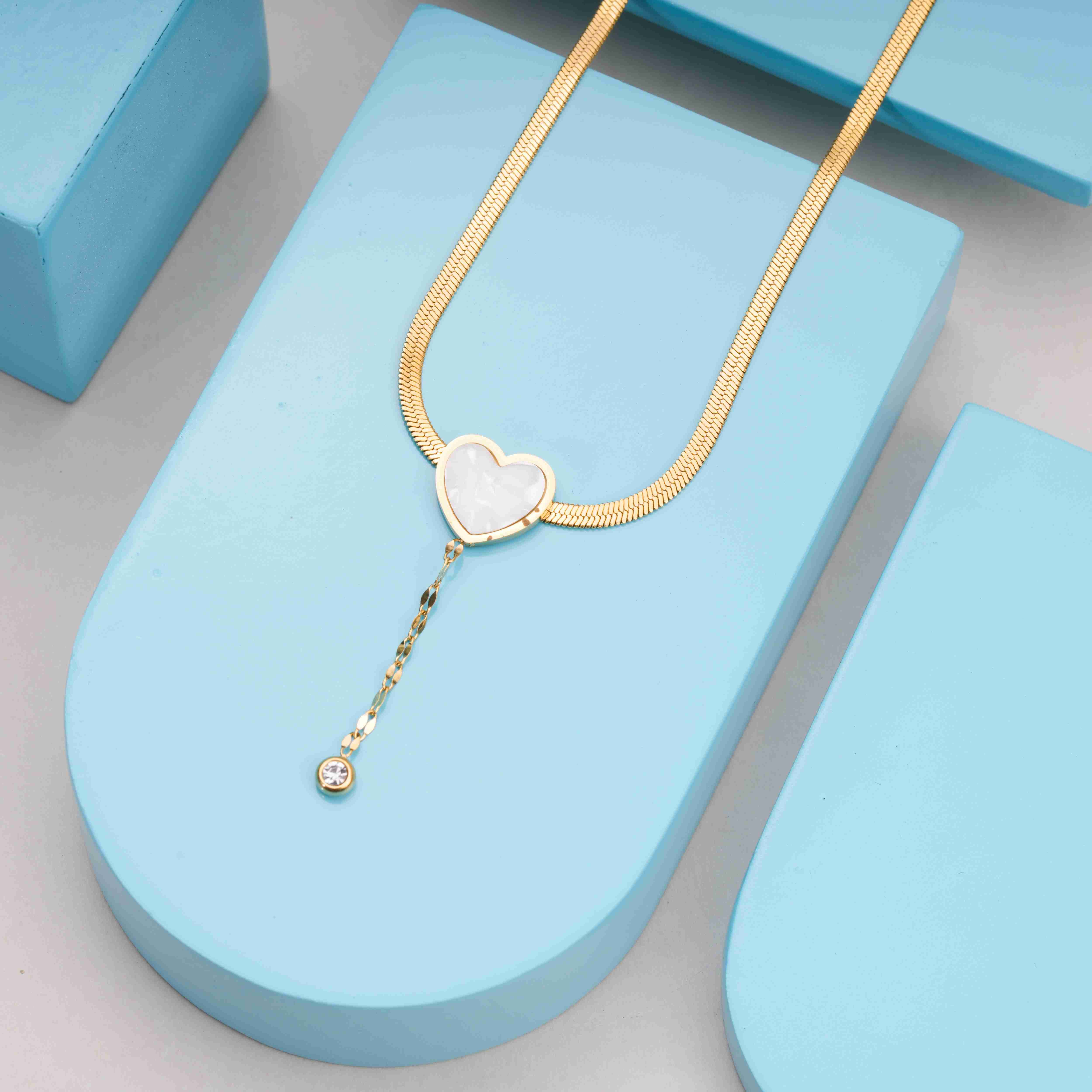 Heart Drop Necklace