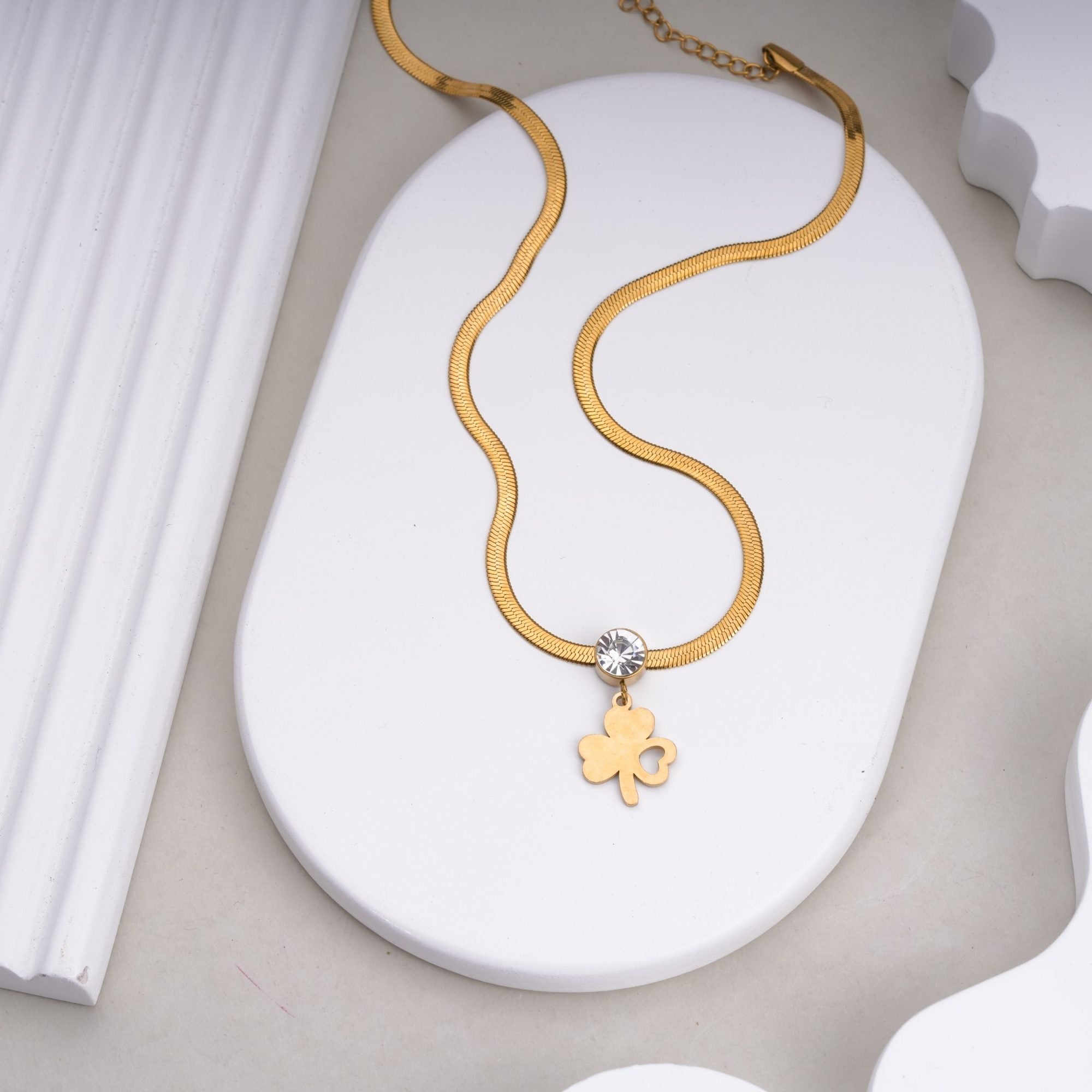 Aurelia Clover Necklace