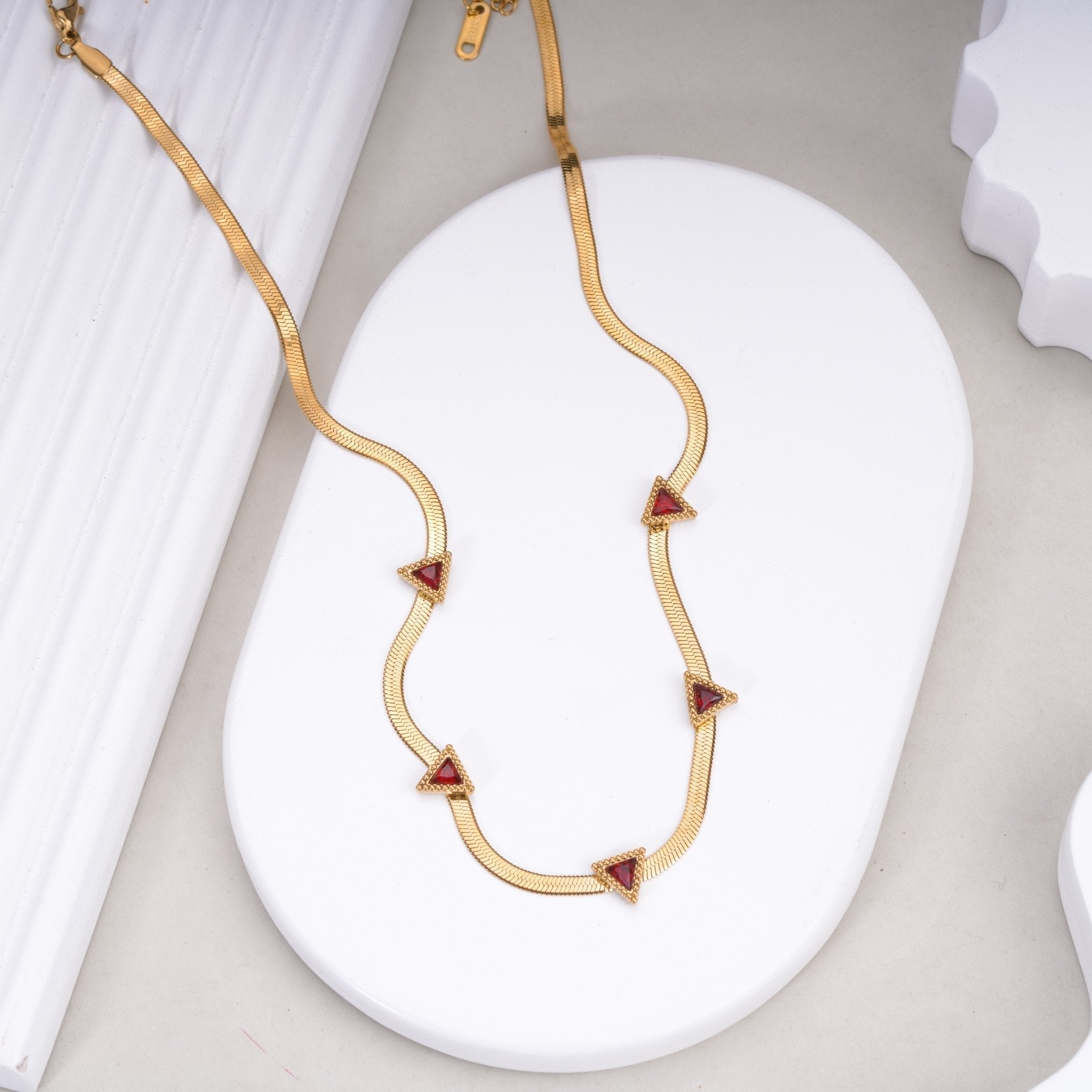 Astra Vibe Triangle Necklace