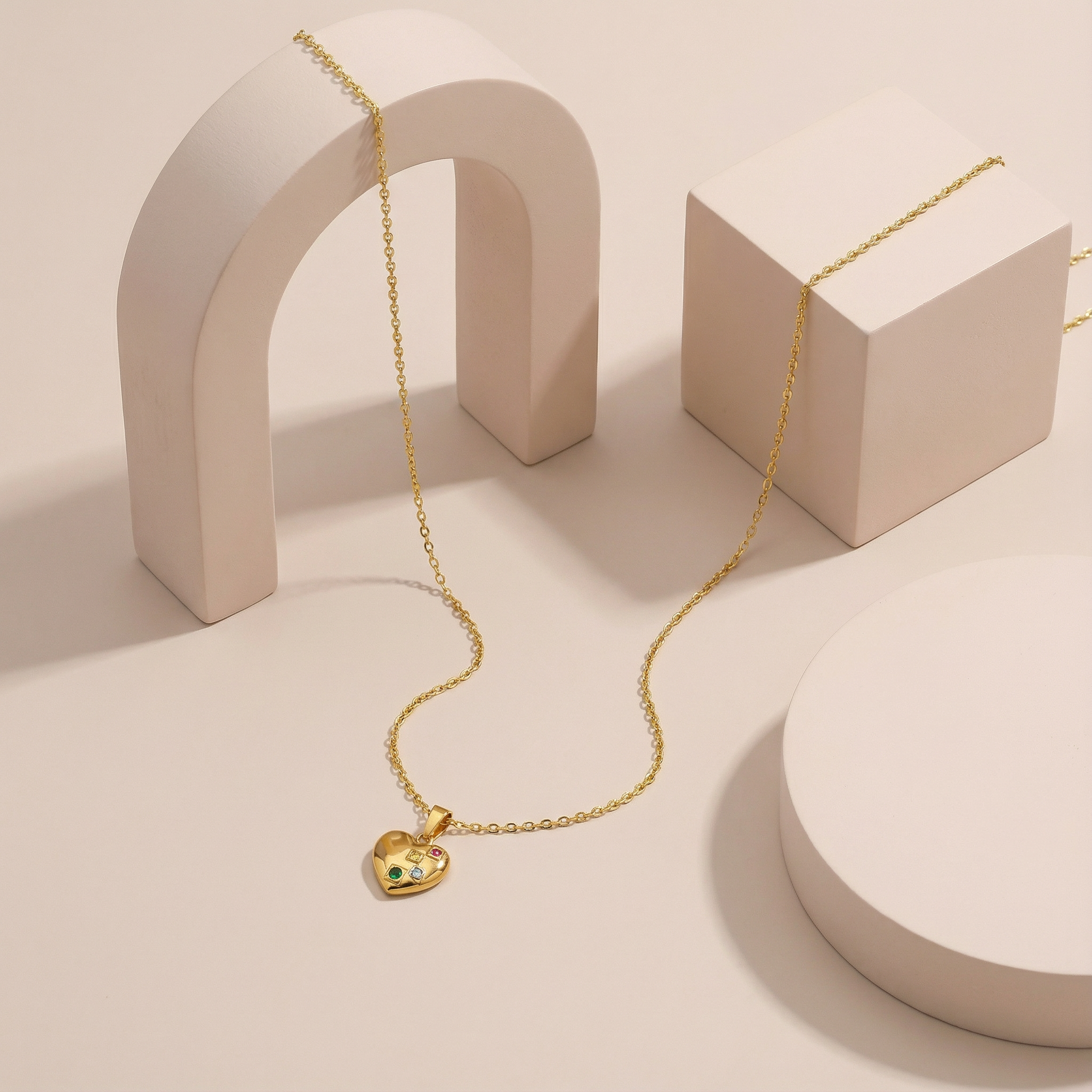 Amora Gemheart  Necklace