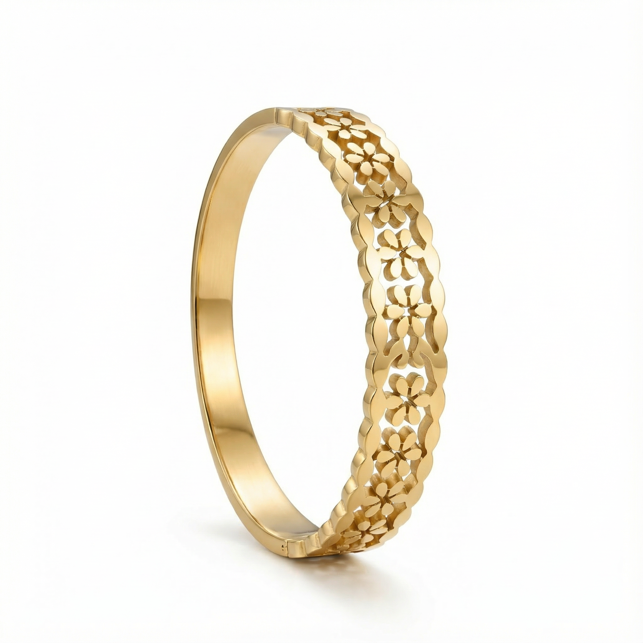 Golden Blossom Lace Bracelet