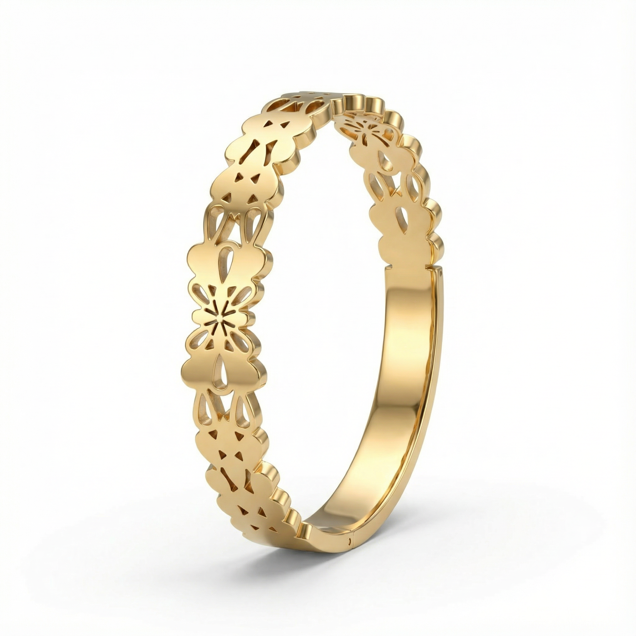 Bloom Cut Gold Bracelet