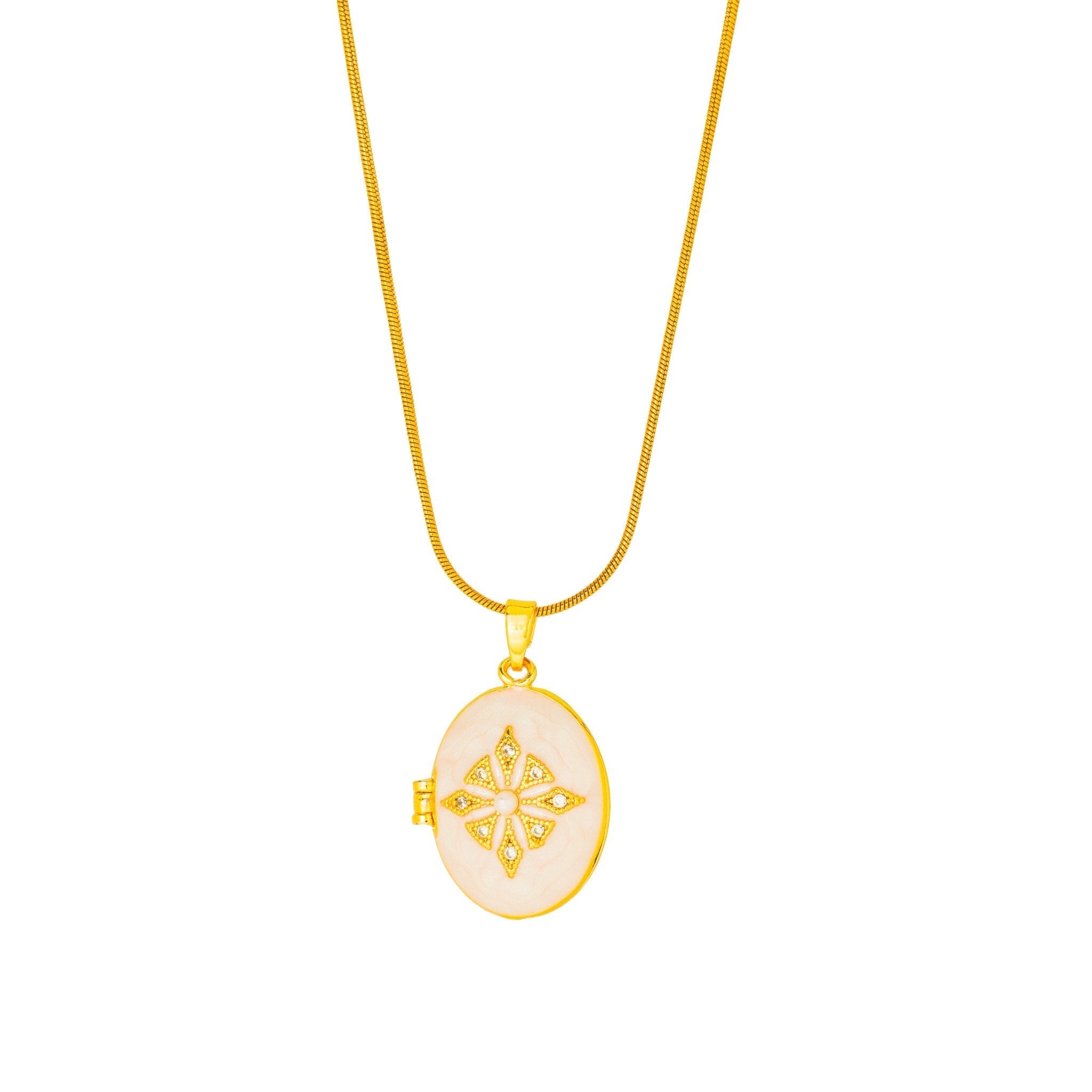 Radiant Star Locket Necklace